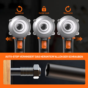 Litheli 20V Cordless Impact Wrench, 1/2" Impact Drill with 400N.m Max Torque, LED Light for Dark Environment, 2.0Ah Battery Power Impact driver for Home Car Tires Mower