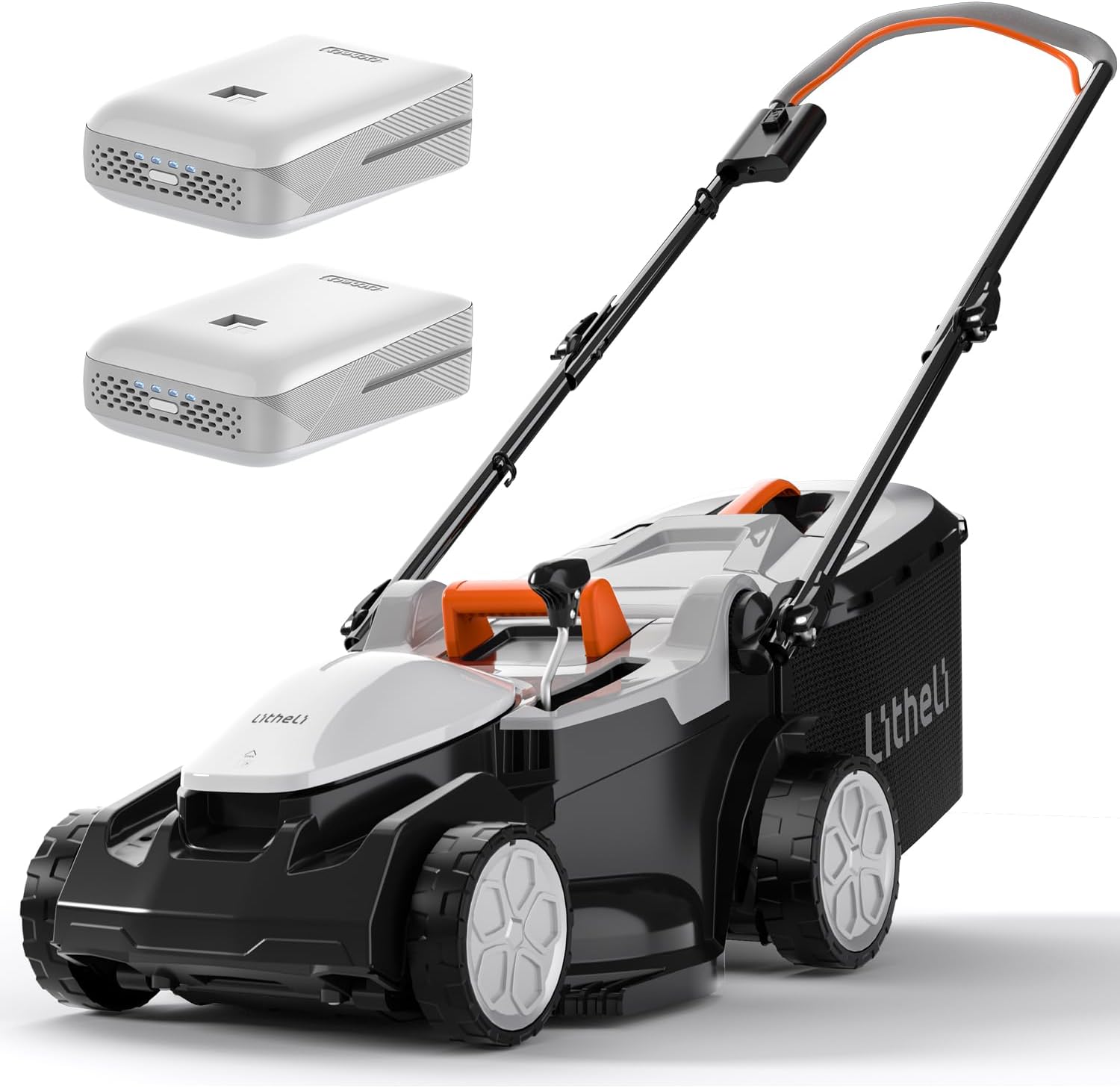 Handy+ U20 16-Inch Cordless Lawn Mower | Includes 2 x 4.0Ah SE Batteries | Effortlessly Tackle Lawns up to 2700 Sq. Ft.