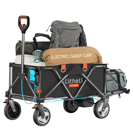 Litheli V140i : The Ultimate Electric Camping Wagon | with Various Color and SE Battery Options