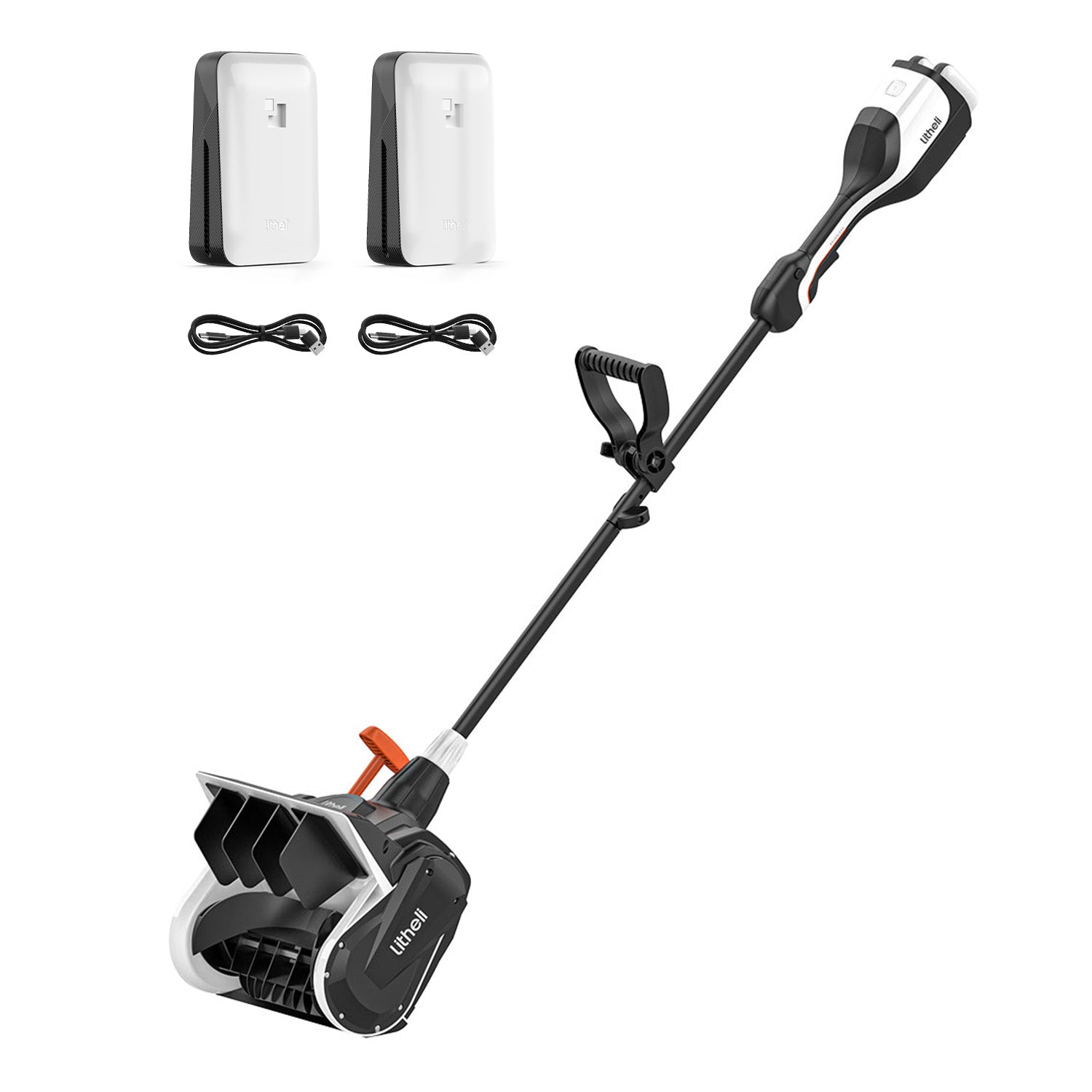 U20 2x20V 13" Brushless Cordless Snow Shovel |Includes 2x4.0Ah Batteries |Lightweight,18.4ft Snow Throw