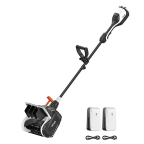 13'' Brushless Cordless  20V Electric Snow Shovel With  2*2.0Ah Battery