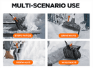U20 2x20V 13" Brushless Cordless Snow Shovel | Lightweight, 18.4ft Snow Throw(Tool Only)