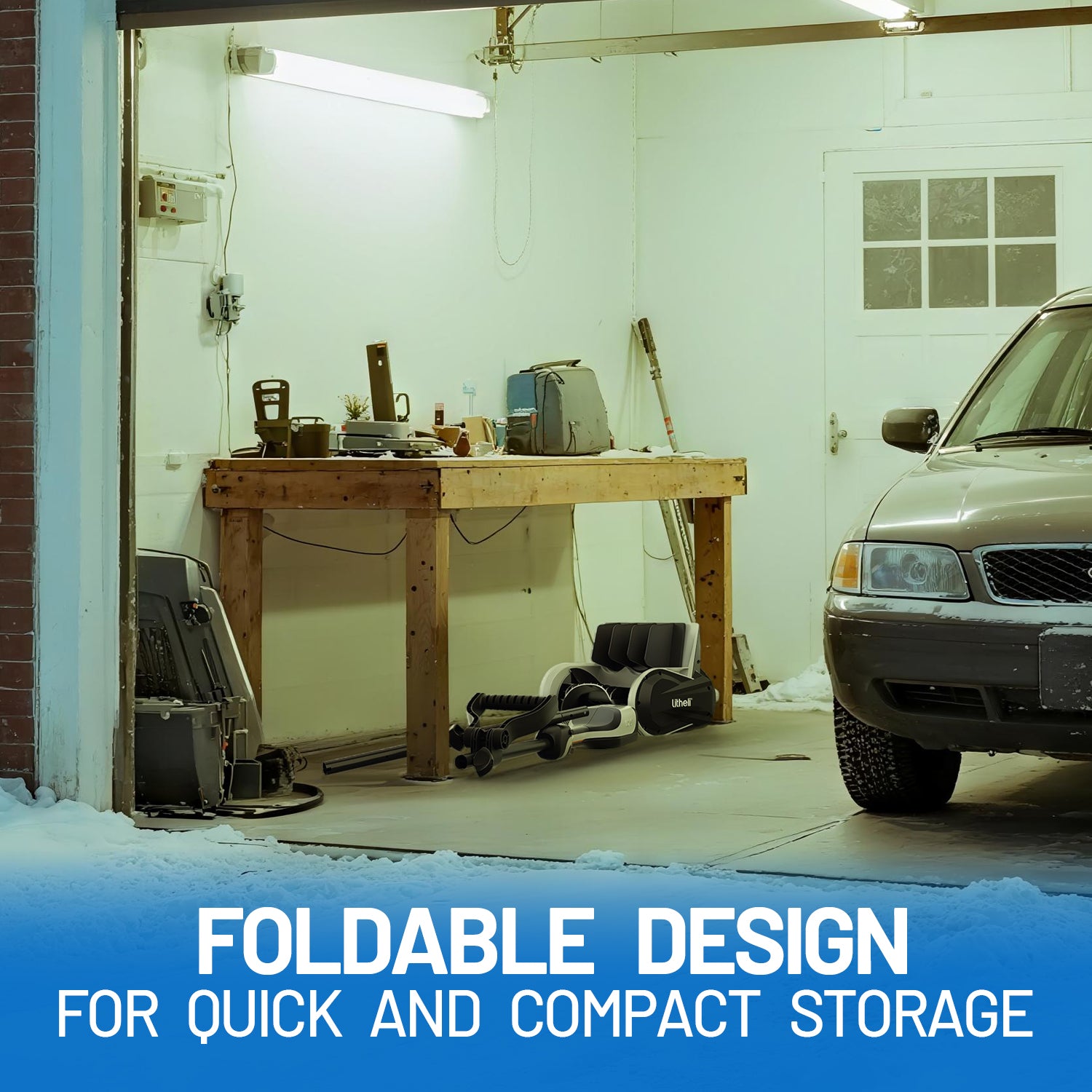 U20 2x20V 13" Brushless Cordless Snow Shovel | Includes 2x4.0Ah Batteries | 16.18lbs, 20 ft Snow Throw, Clears up to 6-car Driveways