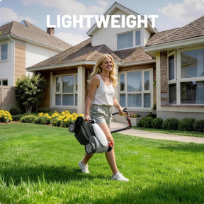Litheli 20V Cordless Electric Lawn Mower, 14-Inch, Brushless Motor, 5-Position Height Adjustment, with 5.0Ah Battery, for Lawns & Gardens