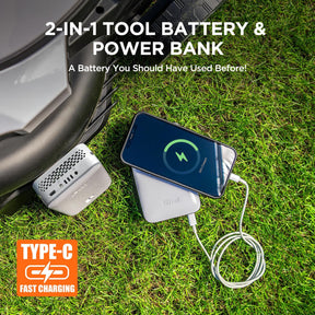 Litheli 6" Portable Cordless Chainsaw powered by a 2.5Ah Battery, 20V Mini Chainsaw with Automatic Chain Lubrication, Double Safety Clasp, Suitable for Branches, Yards, Home and Garden