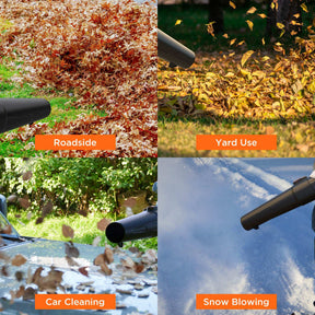 Litheli 20V Cordless Leaf Blower 85 MPH 2-Speed Turbine Electric Blowing Leaf for Lawn Care, Patio, Dust, Leaves, with 2.5Ah Portable Battery