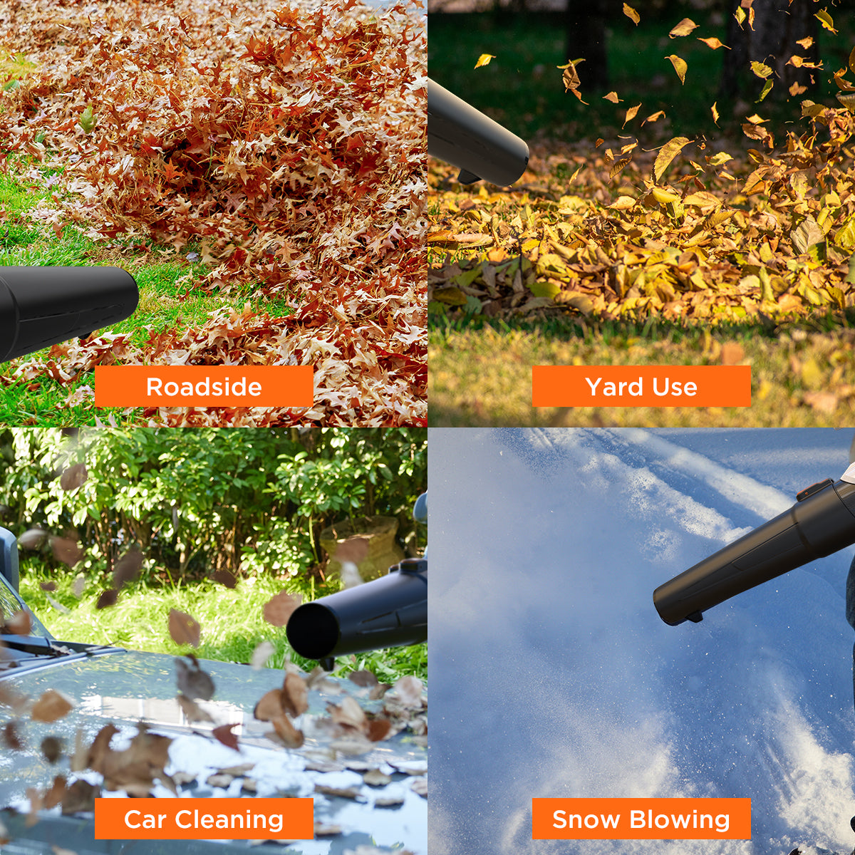 2x20V U20 2x4.0Ah Cordless Brushless Leaf Blower (Tool Only)