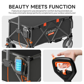 Litheli V140i SE: The Ultimate Electric Camping Wagon| With Various Color and Battery Options