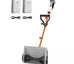 U20 2x20V 12" Brushed Cordless Snow Shovel | Includes 1x4.0Ah + 1x2.0Ah Batteries | 9.3lbs, 20ft Snow Throw