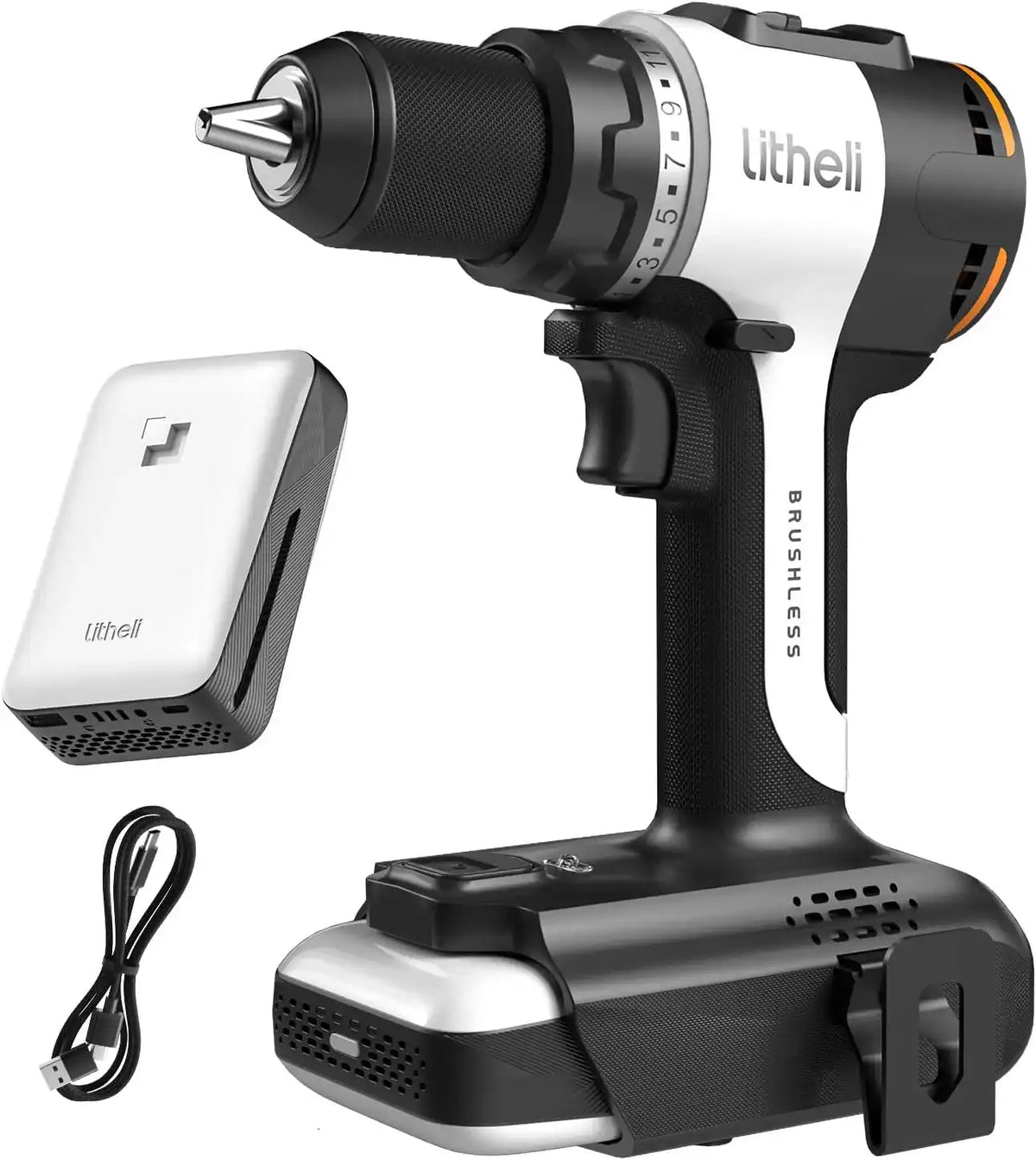 Litheli U20 20V Brushless Cordless Drill Driver|with 2.0SE Battery Options
