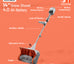 U20 2x20V 14" Brushless Cordless Snow Shovel | Includes 2×4.0Ah Batteries | 30min Runtime, 20ft Snow Throw