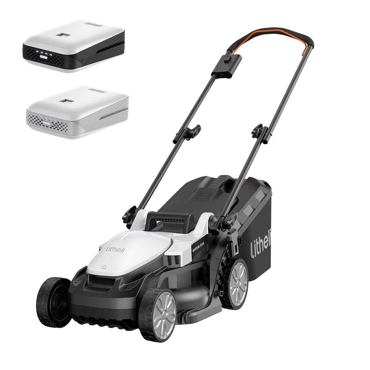 U20 13-Inch Brushless Lawn Mower | Includes 1 x 4.0Ah & 1 x 4.0Ah SE Batteries | Effortlessly Tackle Lawns up to 3200 Sq. Ft.