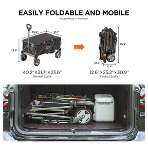 Litheli V140i SE: The Ultimate Electric Camping Wagon| With Various Color and Battery Options