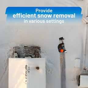 Litheli U20 Cordless Snow Shovel, 2*20V 12" Battery Powered Snow Thrower, Battery Snow Blower with Brushless Motor + 2*4.0Ah Portable Battery