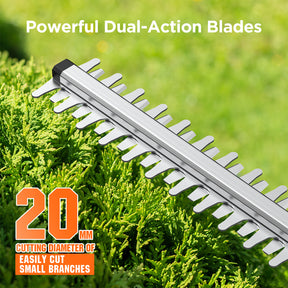 20V U20 2.0Ah Cordless Hedge Trimmer