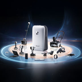 U20 2×20V 13" Brushless Cordless Electric Snow Shovel | Includes 2×4.0Ah +  2×2.0 Ah SE Batteries | 17.18lbs, 20ft Snow Throw, Clears up to 10-car Driveways