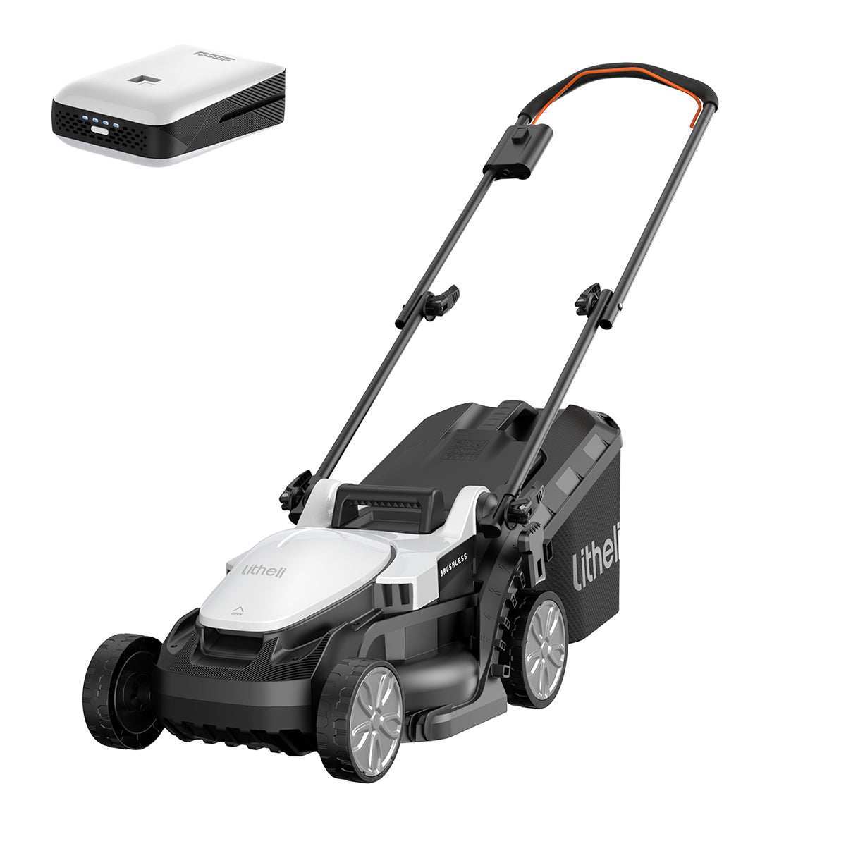 U20 20V 13" Brushless Lawn Mower | Includes 1 x 4.0Ah Batteries | Effortlessly Tackle Lawns up to 1600 Sq. Ft.