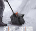 U20 2x20V 13" Brushless Cordless Snow Shovel | Includes 2x4.0Ah Batteries | Lightweight, 18.4ft Snow Throw