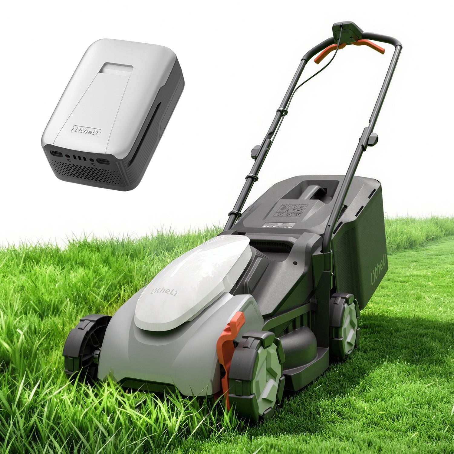 Litheli U20 13" Cordless Mower | Brushless Model with 5.0Ah Battery Options