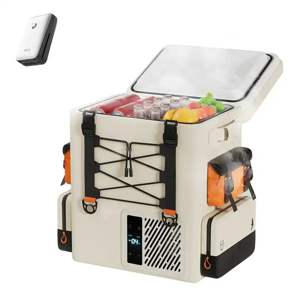 Litheli FrozenPack: The First Backpack Car Fridge|Includes  4.0Ah  Batteries