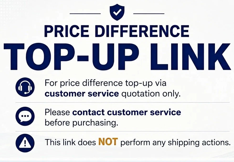 Pay the Difference Link – Please Confirm with Customer Service Before Ordering