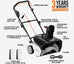 U20 2×20V 20" Brushless Cordless Snow Blower |Includes 2x4.0Ah Batteries | 180° Chute, LED Headlights