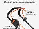 U20 2x20V 20" Brushless Cordless Snow Blower| 180° Chute, LED Headlights (Tool Only)