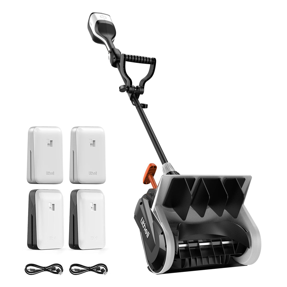 4*20V U20 2*2.5Ah 2*2.0Ah 13'' Cordless Brushless Electric Snow Shovel