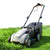 Litheli 40V Electric Lawn Mower 16″, Battery Push Mower with Brushless Motor, 6 Position Height Adjust, 2-in-1 Bagging & Mulching, Without Battery & Charger