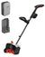 Litheli 13-Inch Cordless Electric Snow Shovel, Brushless Motor, 360° Full-Loop Handle, 20V 5.0Ah Battery & Charger Included