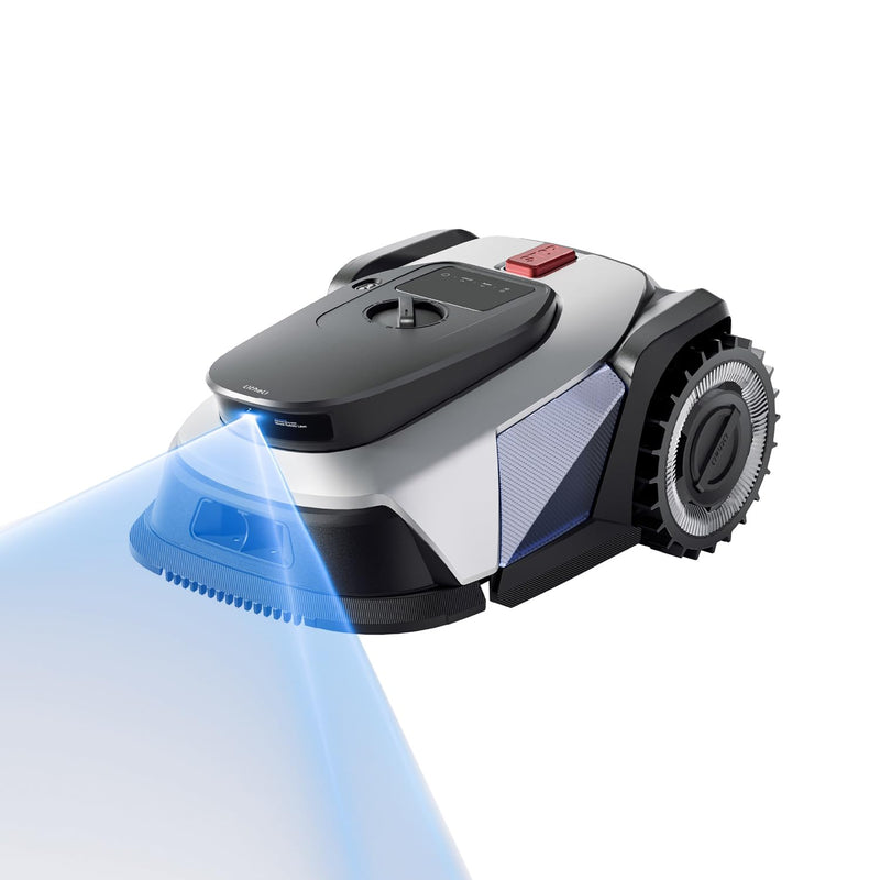 Litheli Robot Lawnmower FYELD 500, Robotic Lawnmower Without Boundary, 2-in-1 Mowing and Edge Trimming, 300+ AI Obstacle Avoidance