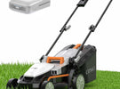 Handy+ U20 20V 13" Cordless Lawn Mower | Includes 1 x 4.0Ah SE Battery | Effortlessly Tackle Lawns up to 1300 Sq. Ft.