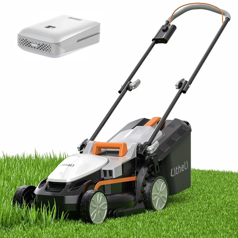 Litheli Handy+ U20 20V 13" Cordless Lawn Mower with 4.0Ah battery for small yards