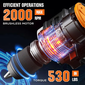 Litheli U20 20V Brushless Cordless Drill Driver|with 2.0SE Battery Options