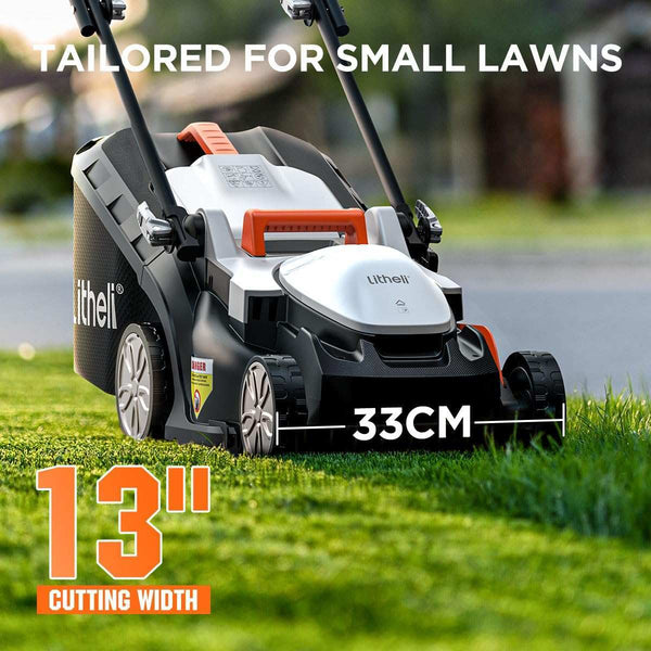 Handy+ U20 20V 13" Cordless Lawn Mower | Includes 1 x 4.0Ah SE Battery | Effortlessly Tackle Lawns up to 1300 Sq. Ft.