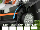 Handy+ U20 20V 13" Cordless Lawn Mower | Includes 1 x 4.0Ah SE Battery | Effortlessly Tackle Lawns up to 1300 Sq. Ft.