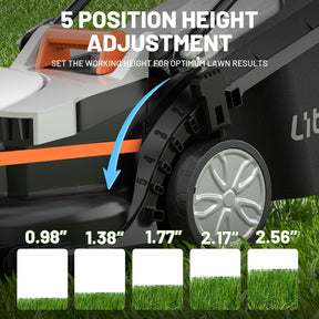 Handy+ U20 13-Inch Cordless Lawn Mower