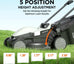 U20 20V 13" Brushless Lawn Mower | Includes 1 x 4.0Ah & 1 x 4.0Ah SE Batteries | Effortlessly Tackle Lawns up to 3200 Sq. Ft.