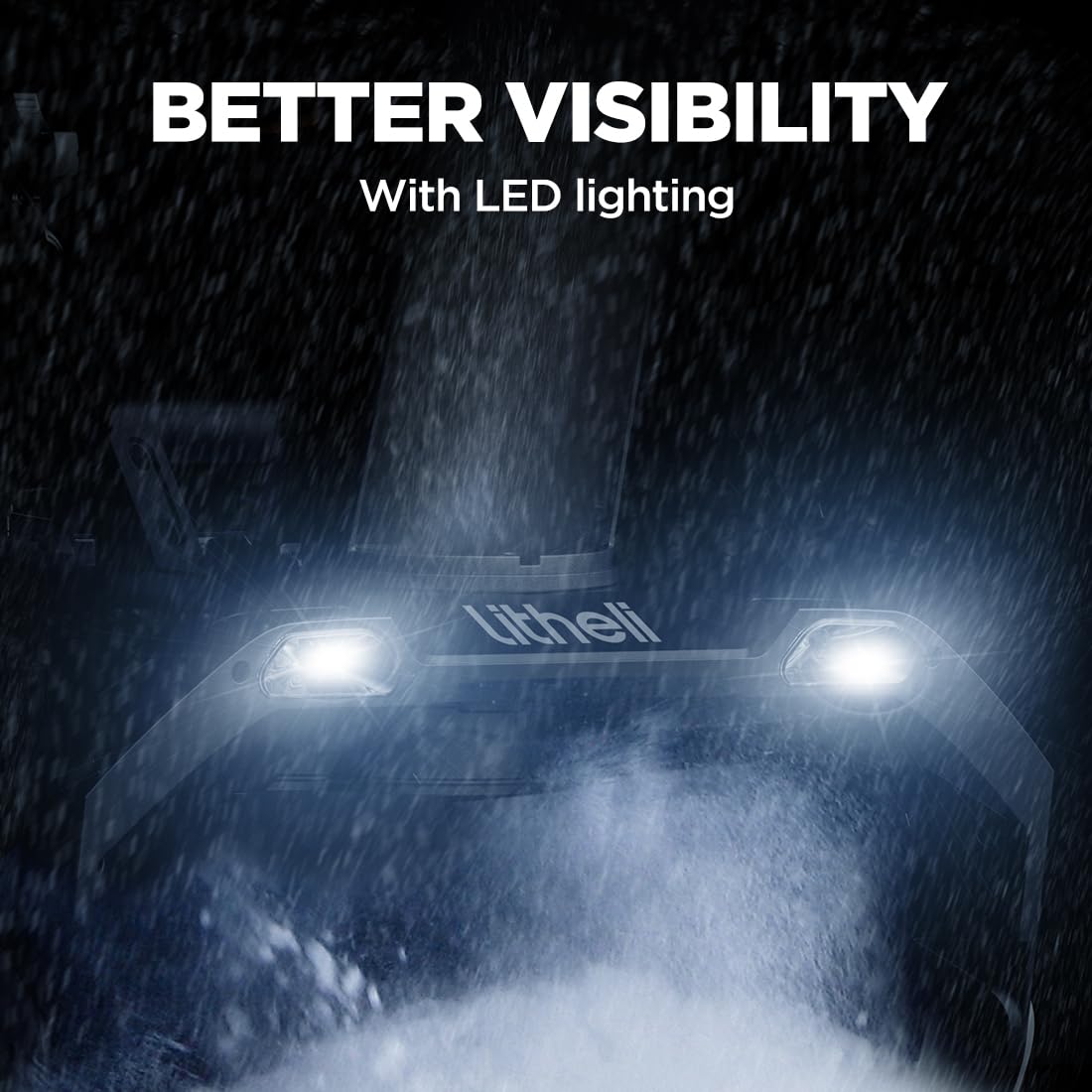 U20 2×20V 20" Brushless Cordless Snow Blower | 4x4.0Ah Batteries | 180° Chute, LED Headlights