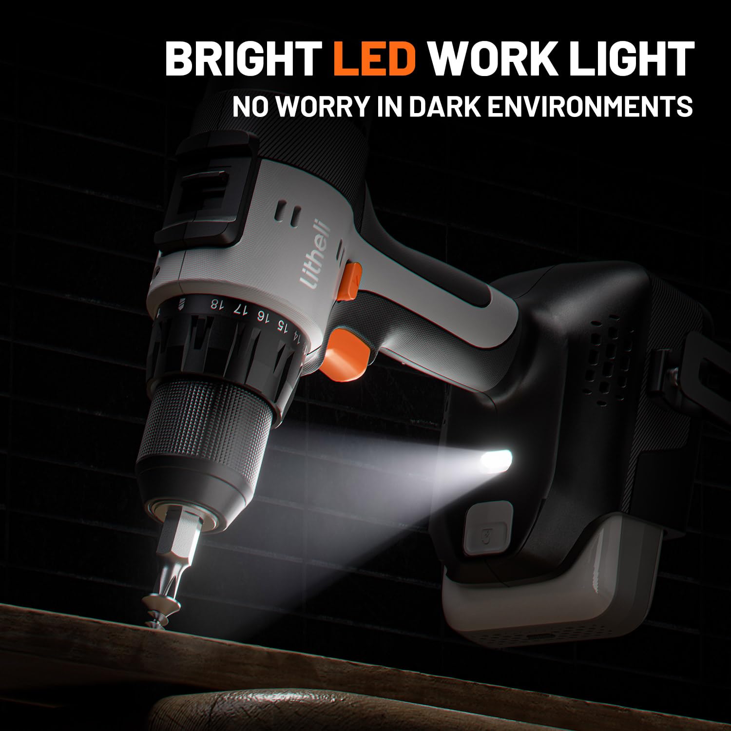 Litheli U20 20V Cordless Drill Driver | with 2.0SE Battery Options