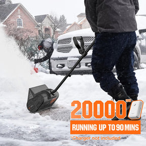 12" Brushless Cordless Electric 20V  Snow Shovel With  4.0Ah Battery