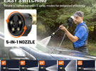 Litheli U20 Brushless High-Pressure Water sprayer|with 1 x 4.0Ah SE Battery Options