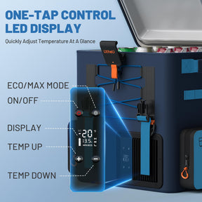 Litheli FrozenPack: The First Backpack Car Fridge | Includes 2 x 4.0Ah SE  Batteries | 20L/21QT