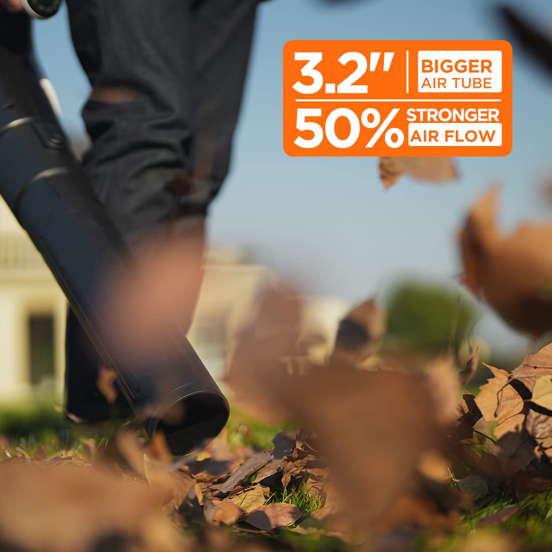 2x20V U20 2x4.0Ah Cordless Brushless Leaf Blower (Tool Only)