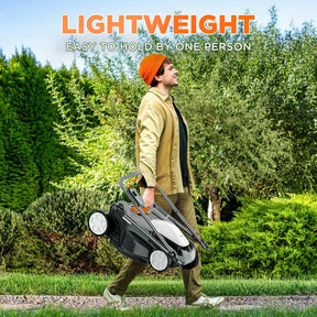 Handy+ U20 40V 16" Cordless Lawn Mower | Includes 2 x 4.0Ah SE Batteries | Effortlessly Tackle Lawns up to 2700 Sq. Ft.