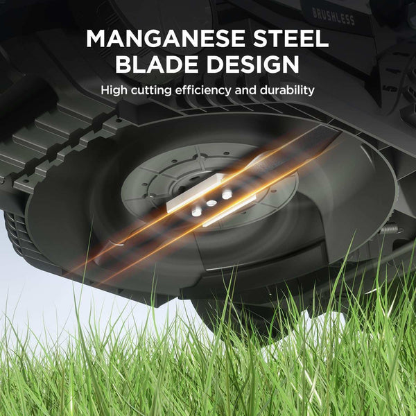 U20 20V 13" Brushless Lawn Mower | Includes 1 x 4.0Ah & 1 x 4.0Ah SE Batteries | Effortlessly Tackle Lawns up to 3200 Sq. Ft.