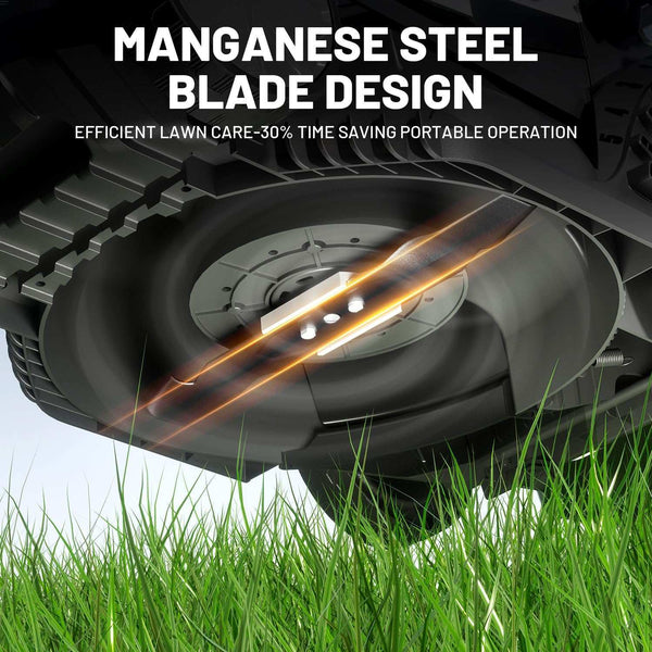 Handy+ U20 20V 13" Cordless Lawn Mower | Includes 1 x 4.0Ah SE Battery | Effortlessly Tackle Lawns up to 1300 Sq. Ft.