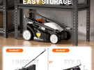 Handy+ U20 20V 13" Cordless Lawn Mower | Includes 1 x 4.0Ah SE Battery | Effortlessly Tackle Lawns up to 1300 Sq. Ft.