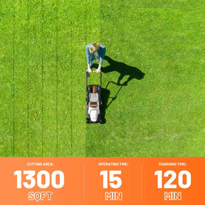 Handy+ U20 13-Inch Cordless Lawn Mower