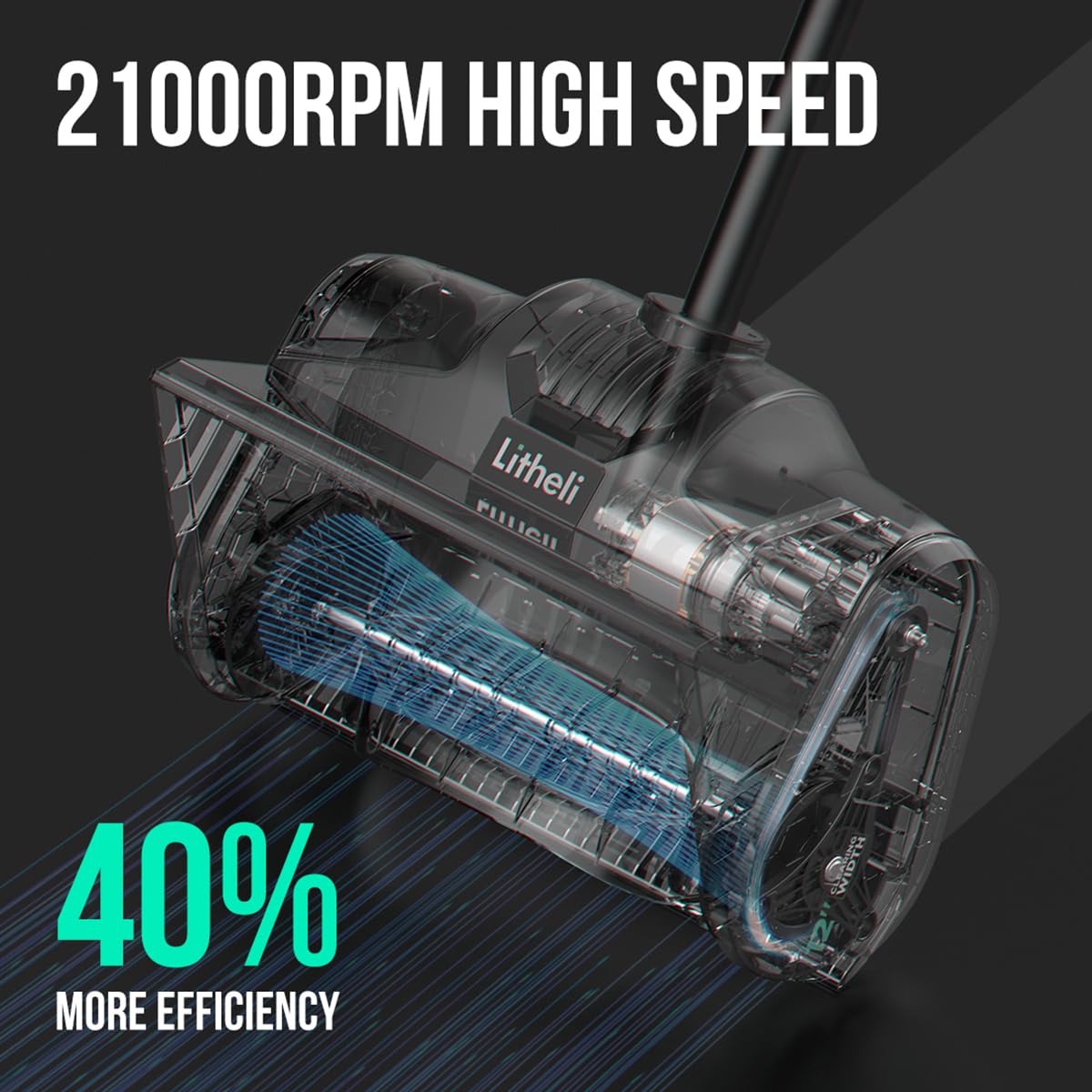 12" Brushless Cordless 20V Snow Shovel With 4.0Ah Battery